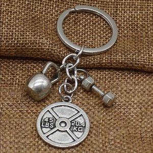 Fitness fanatic keychain